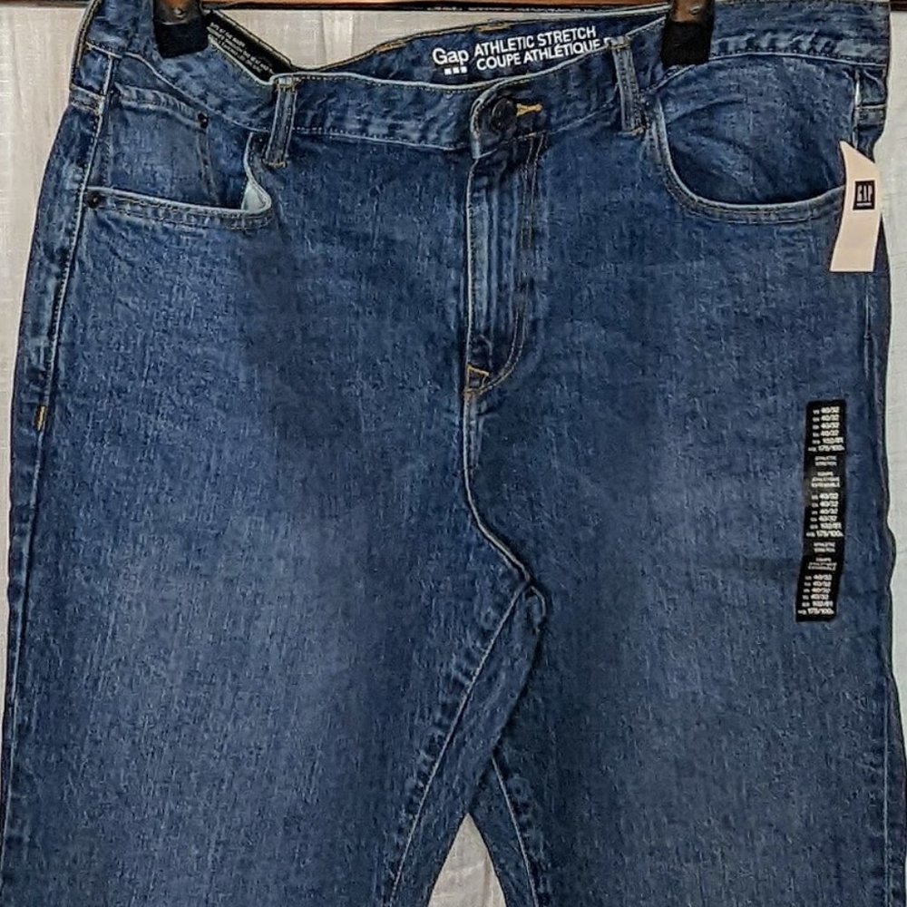 Gap Men's Athletic Stretch Jeans, 40x32, NWT